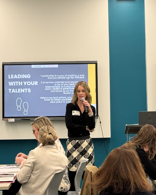 Carrie Collier wrapping up Session I for GMLC Class of 2026